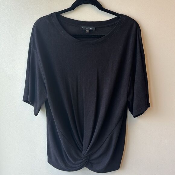 Sanctuary short sleeve shirt black small - Picture 1 of 6